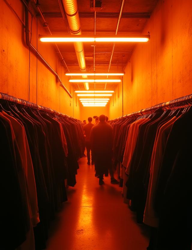 Pop-up shop event in Singapore with neon lighting